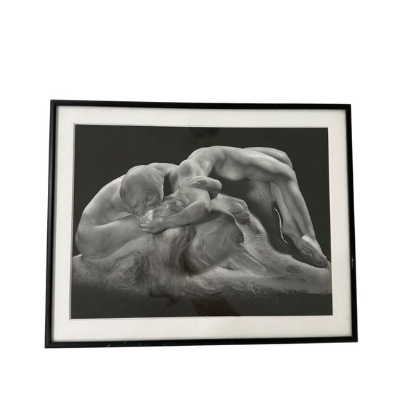 The Picture House Other - The Picture House Framed Black and White Art Print Erotic Sculpture